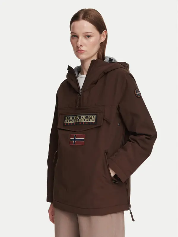 Napapijri Napapijri Anorak jakna Rainforest W Pkt 4 NP0A4GM6 Smeđa Regular Fit