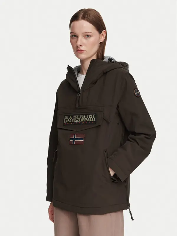 Napapijri Napapijri Anorak jakna Rainforest W Pkt 4 NP0A4GM6 Smeđa Regular Fit