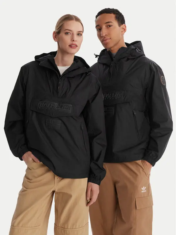 Napapijri Napapijri Anorak jakna RF Next WB NP0A4FI3 Crna Loose Fit