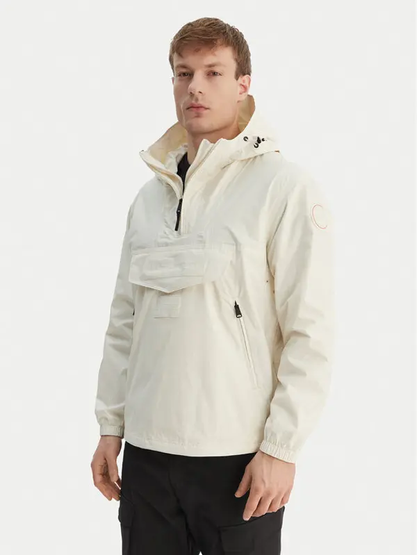 Napapijri Napapijri Anorak jakna RF Next WB NP0A4FI3 Écru Loose Fit