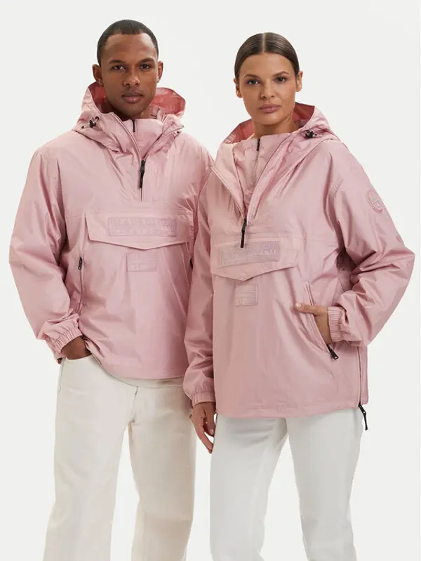 Napapijri Napapijri Anorak jakna RF Next WB NP0A4FI3 Ružičasta Loose Fit