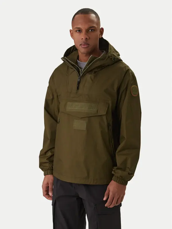 Napapijri Napapijri Anorak jakna RF Next WB NP0A4FI3 Zelena Loose Fit