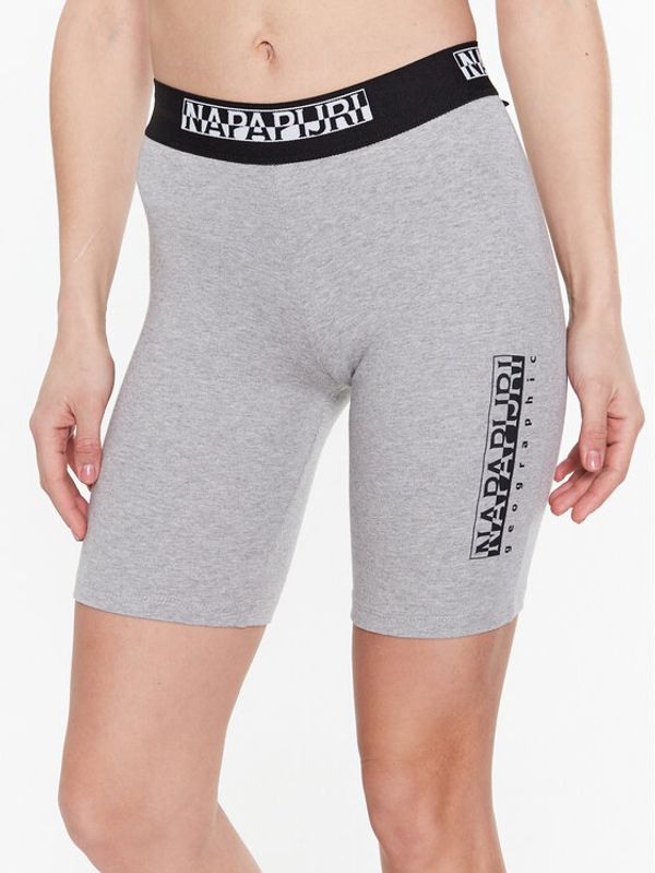 Napapijri Napapijri Biciklističke hlače N-Box NP0A4GXJ Siva Slim Fit