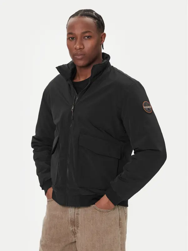 Napapijri Napapijri Bomber A-Giovi NP0A88U2 Crna Regular Fit