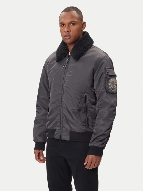 Napapijri Napapijri Bomber A-Nemes NP0A891X Crna Regular Fit