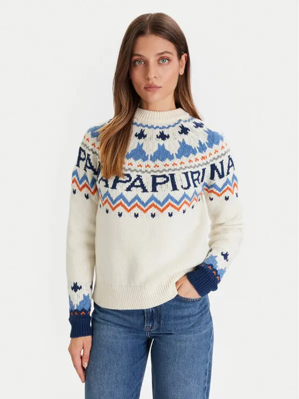 Napapijri Napapijri Džemper D-Fiames NP0A892S Bež Regular Fit