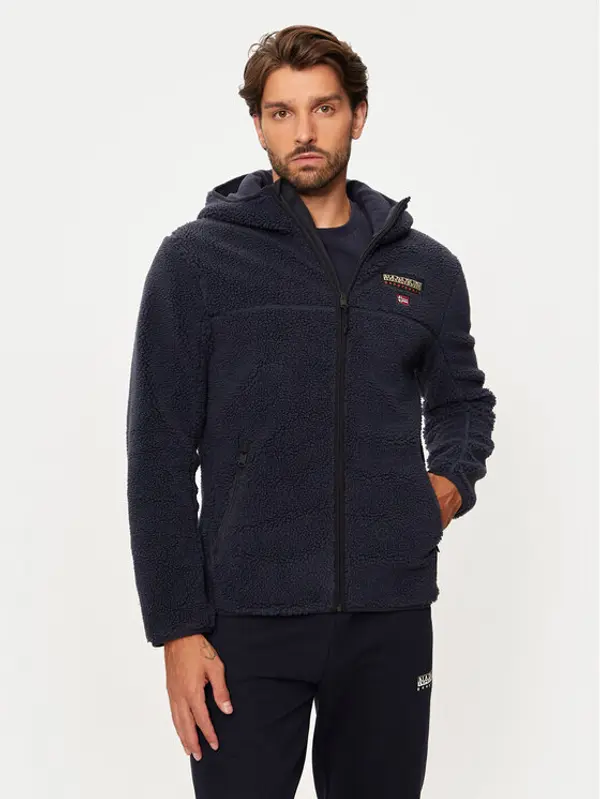 Napapijri Napapijri Flis T-Tynik NP0A4IA8 Tamnoplava Regular Fit