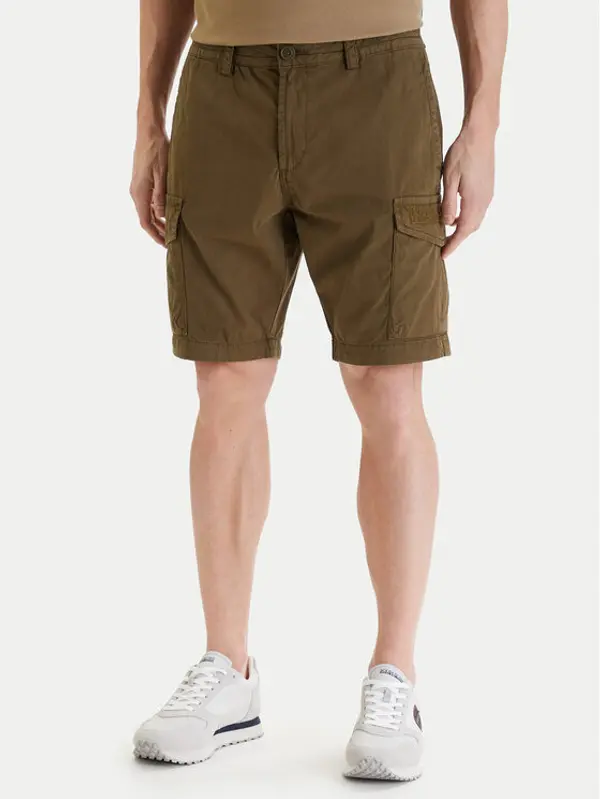 Napapijri Napapijri Kratke hlače N-Deline NP0A4HOT Kaki Regular Fit