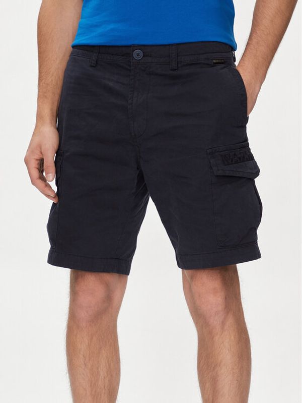 Napapijri Napapijri Kratke hlače N-Deline NP0A4HOT Tamnoplava Regular Fit