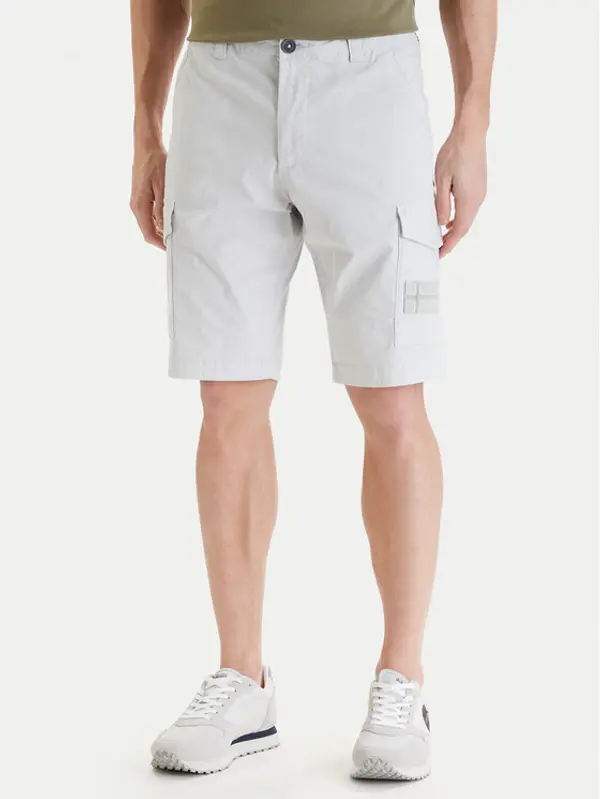 Napapijri Napapijri Kratke hlače N-Horton NP0A4HOS Siva Regular Fit