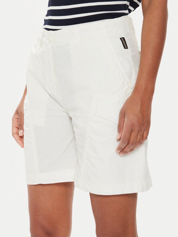 Napapijri Napapijri Kratke hlače Narin NP0A4H8H Écru Loose Fit