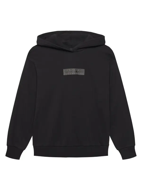 Napapijri Napapijri Majica dugih rukava B-New Box Logo NP0A8BA9 Crna Loose Fit