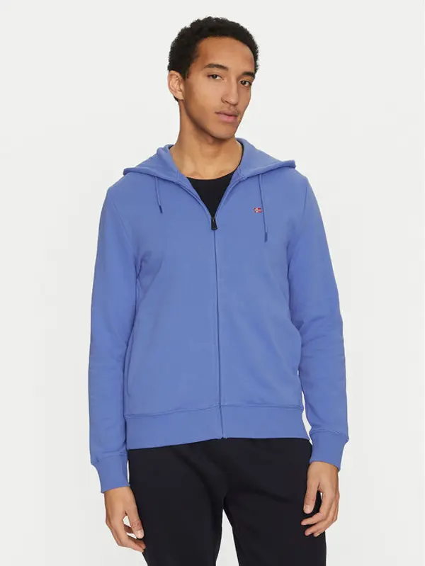 Napapijri Napapijri Majica dugih rukava Balis NP0A4HHV Plava Regular Fit