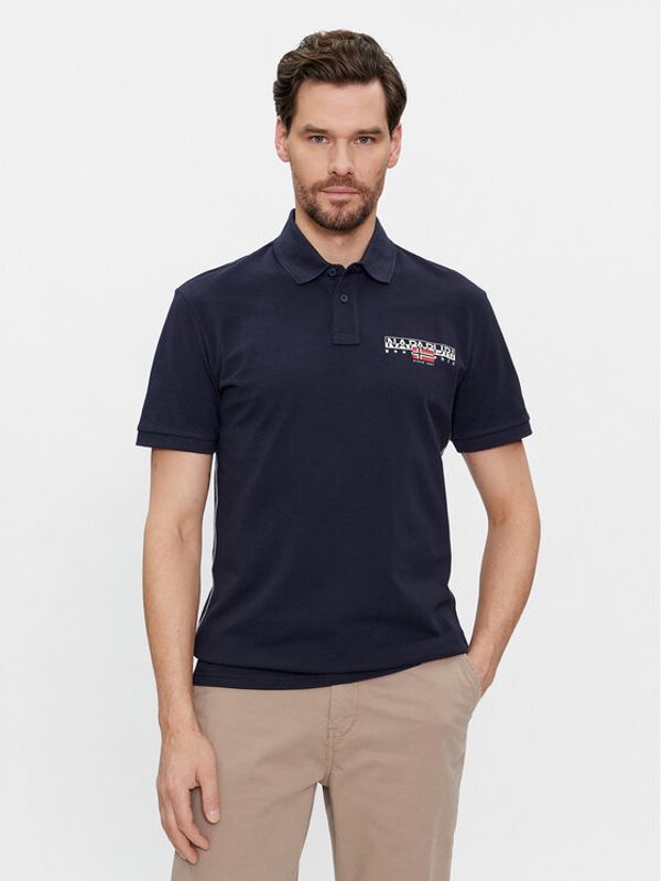 Napapijri Napapijri Polo E-Aylmer NP0A4HTN Tamnoplava Regular Fit