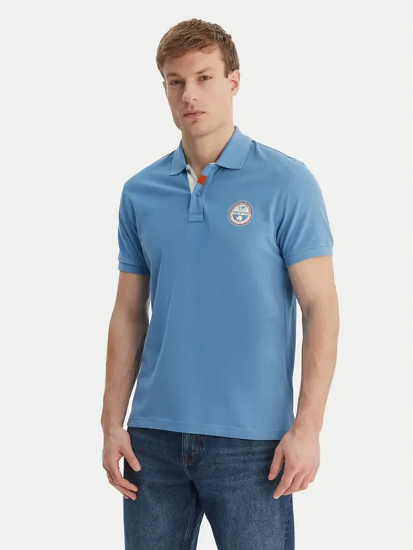 Napapijri Napapijri Polo E-Clanis NP0A4ID3 Plava Regular Fit