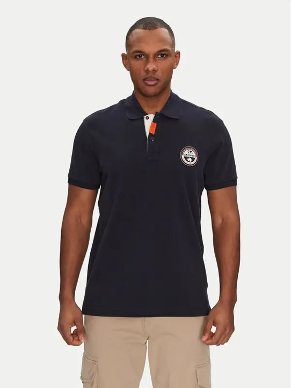 Napapijri Napapijri Polo E-Clanis NP0A4ID31761 Tamnoplava Regular Fit