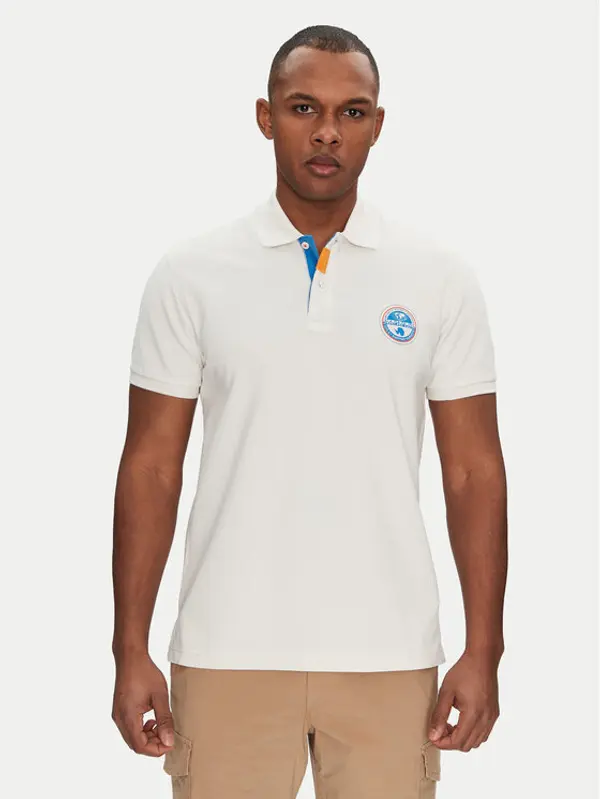 Napapijri Napapijri Polo E-Clanis NP0A4ID3N1A1 Bijela Regular Fit