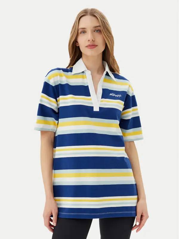 Napapijri Napapijri Polo E-Ete NP0A4ILK Plava Oversize