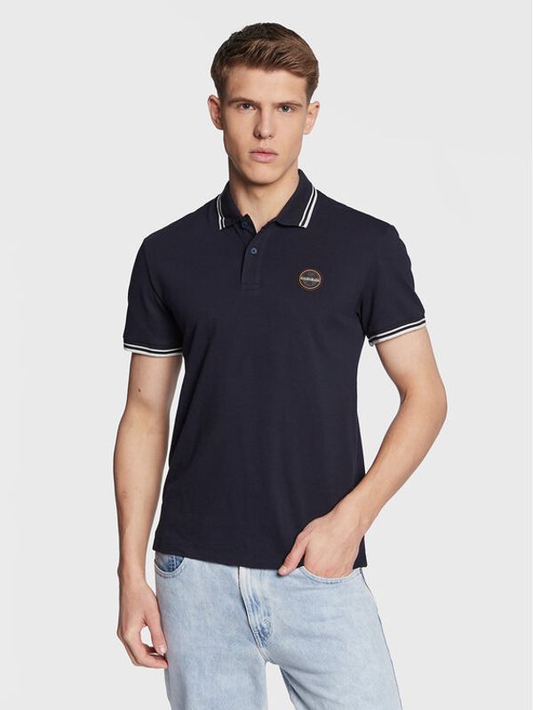 Napapijri Napapijri Polo E-Macas NP0A4H5Z Tamnoplava Regular Fit