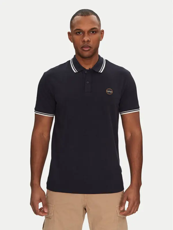 Napapijri Napapijri Polo E-Macas NP0A4ID51761 Tamnoplava Regular Fit