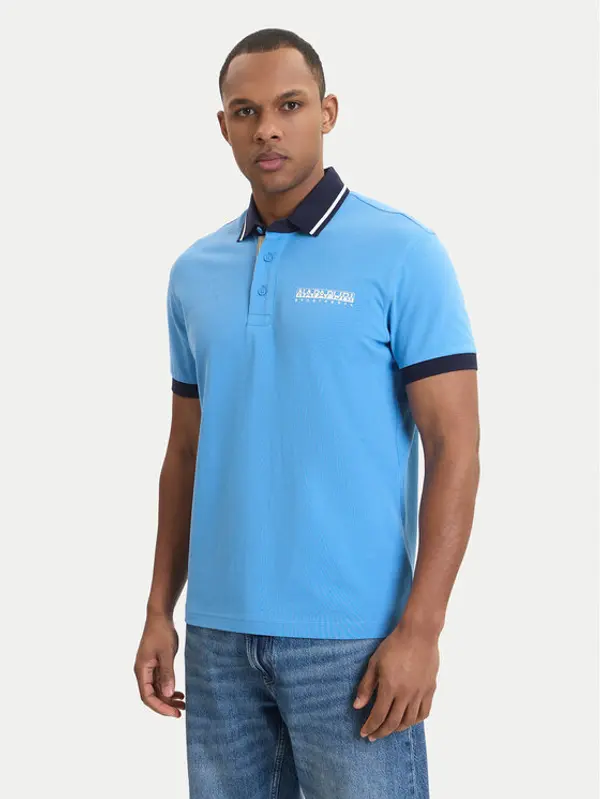Napapijri Napapijri Polo E-Zeri NP0A4ID4 Plava Regular Fit