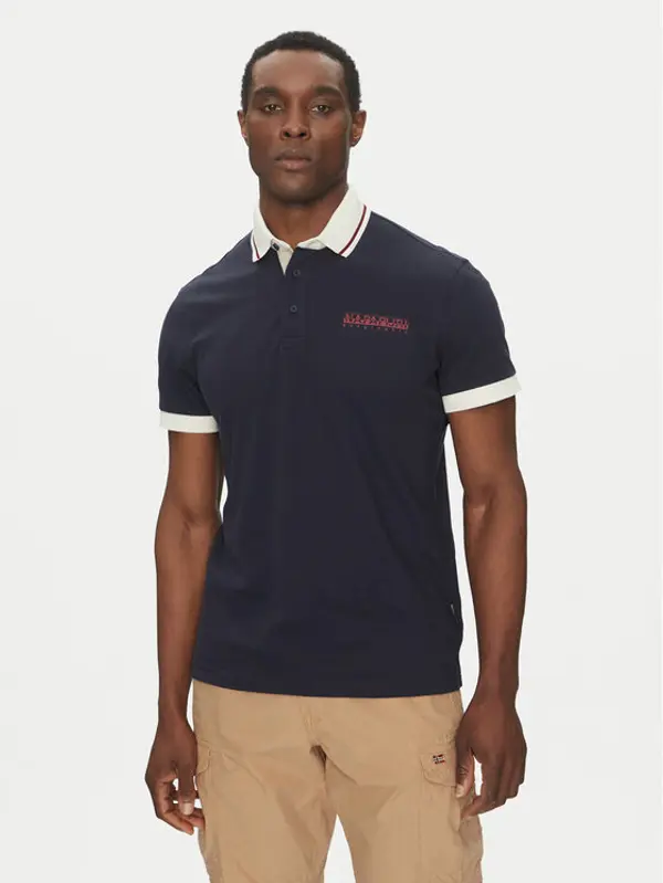 Napapijri Napapijri Polo E-Zeri NP0A4ID4 Tamnoplava Regular Fit