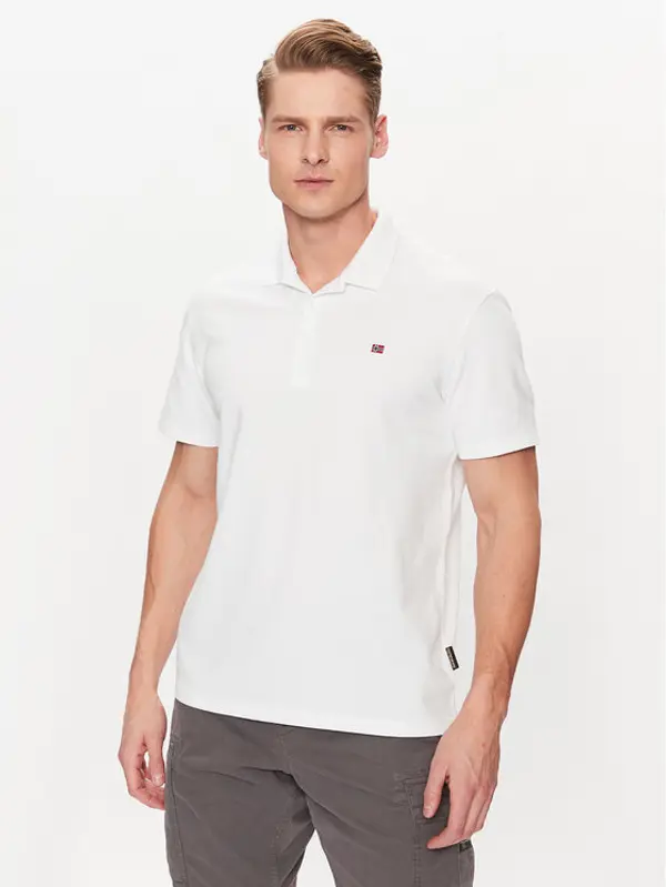 Napapijri Napapijri Polo Ealis NP0A4H8B Bijela Regular Fit