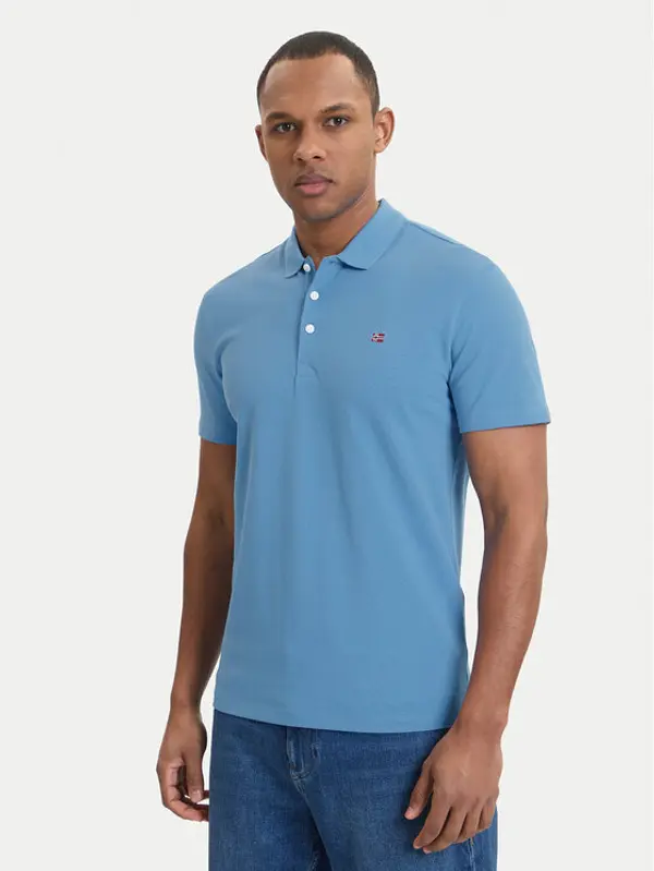 Napapijri Napapijri Polo Ealis NP0A4H8B Plava Regular Fit