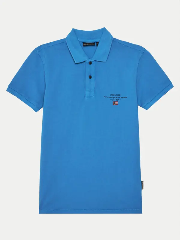 Napapijri Napapijri Polo Elbas 5 NP0A4G4NB2W1 D Plava Regular Fit