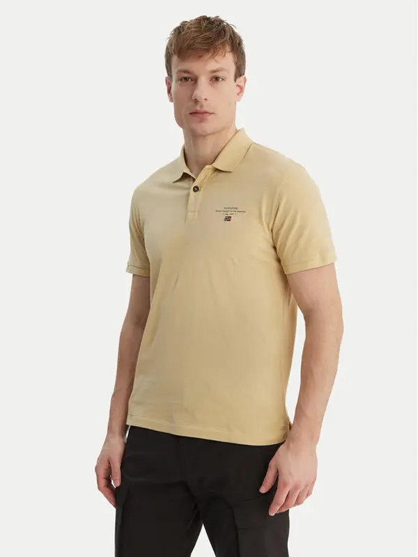 Napapijri Napapijri Polo Elbas NP0A4GB4 Bež Regular Fit