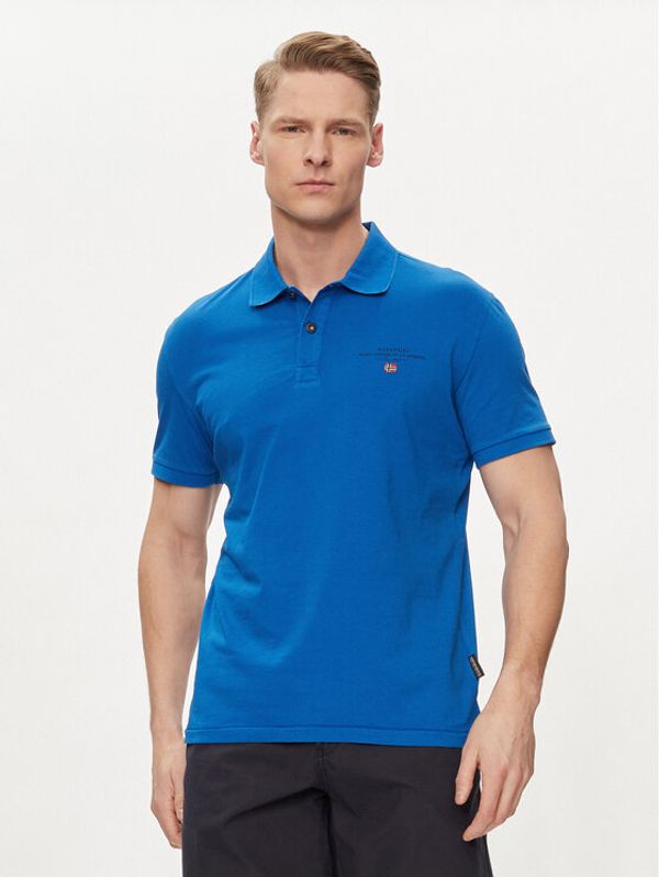 Napapijri Napapijri Polo Elbas NP0A4GB4 Plava Regular Fit