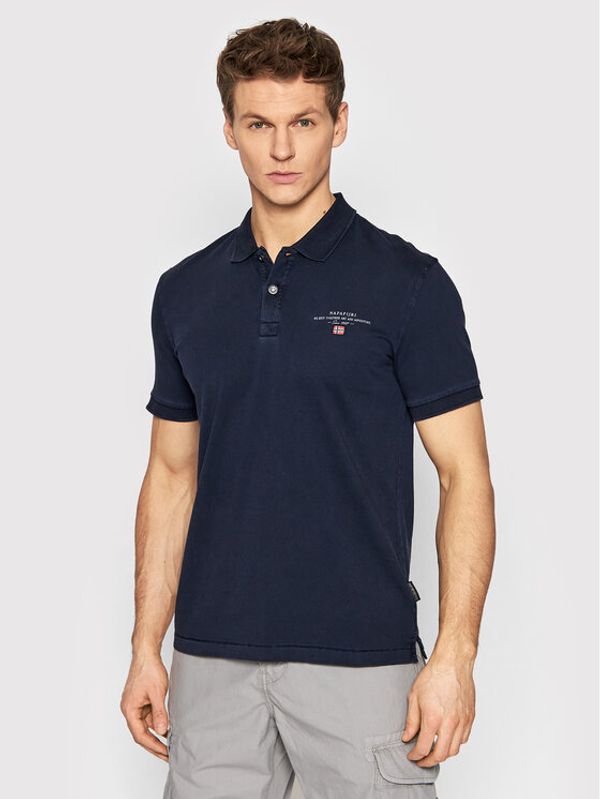 Napapijri Napapijri Polo Elbas NP0A4GB4 Tamnoplava Regular Fit