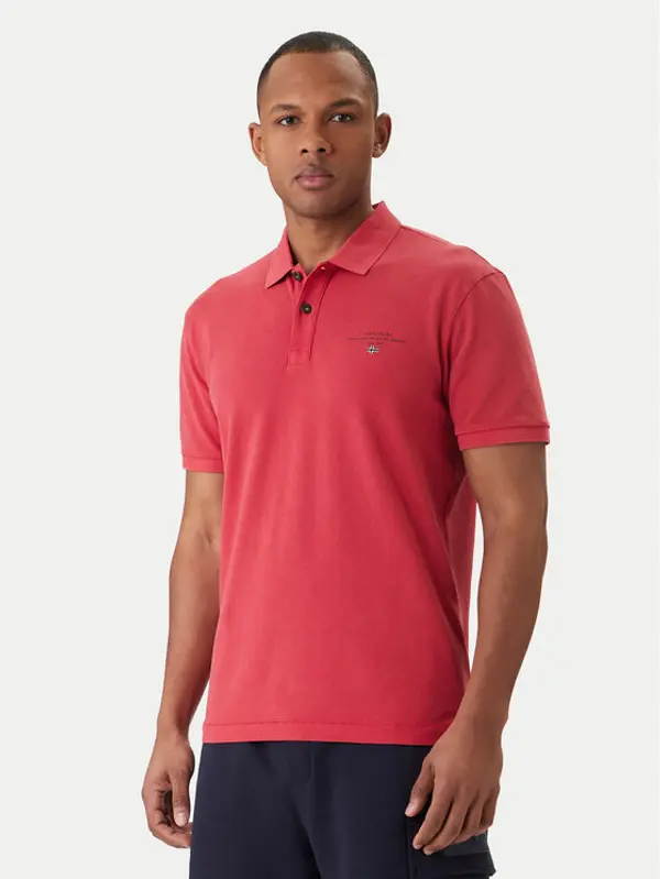 Napapijri Napapijri Polo Elbass SS 4 NP0A4GDL Crvena Regular Fit