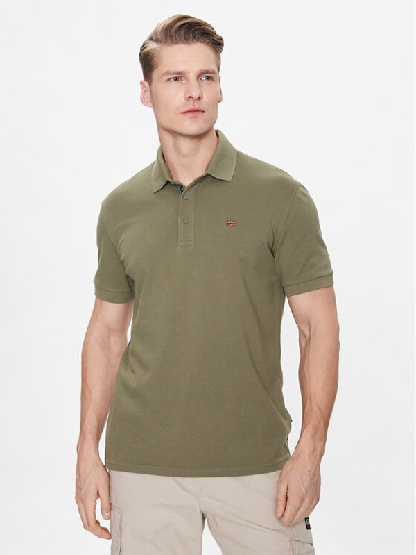 Napapijri Napapijri Polo Eolanos 3 NP0A4GB3 Zelena Regular Fit
