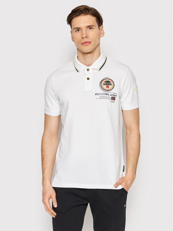 Napapijri Napapijri Polo Gandy 4 NP0A4H8R Bijela Regular Fit