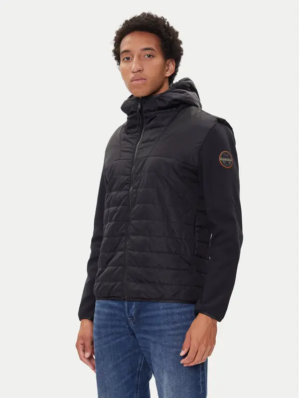 Napapijri Napapijri Prijelazna jakna D-Tosa NP0A88SC Crna Regular Fit