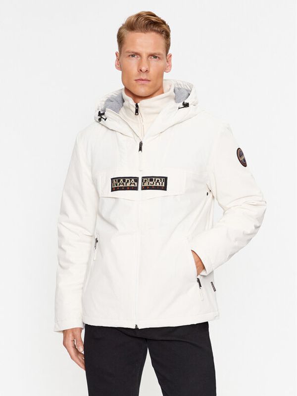 Napapijri Napapijri Prijelazna jakna Rainforest NP0A4HES Bijela Regular Fit