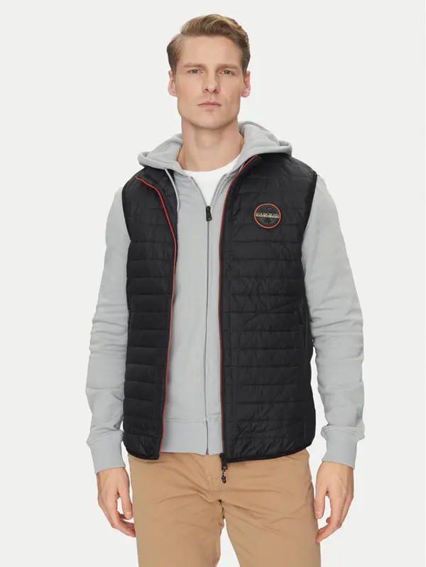 Napapijri Napapijri Prsluk NP0A4ICR9411 Crna Regular Fit