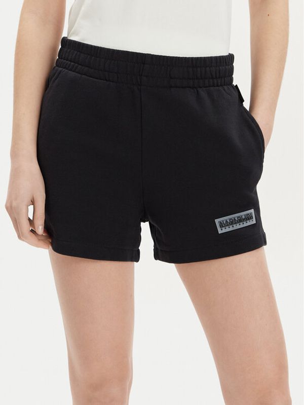 Napapijri Napapijri Sportske kratke hlače N-Iaato NP0A4HNP Crna Regular Fit