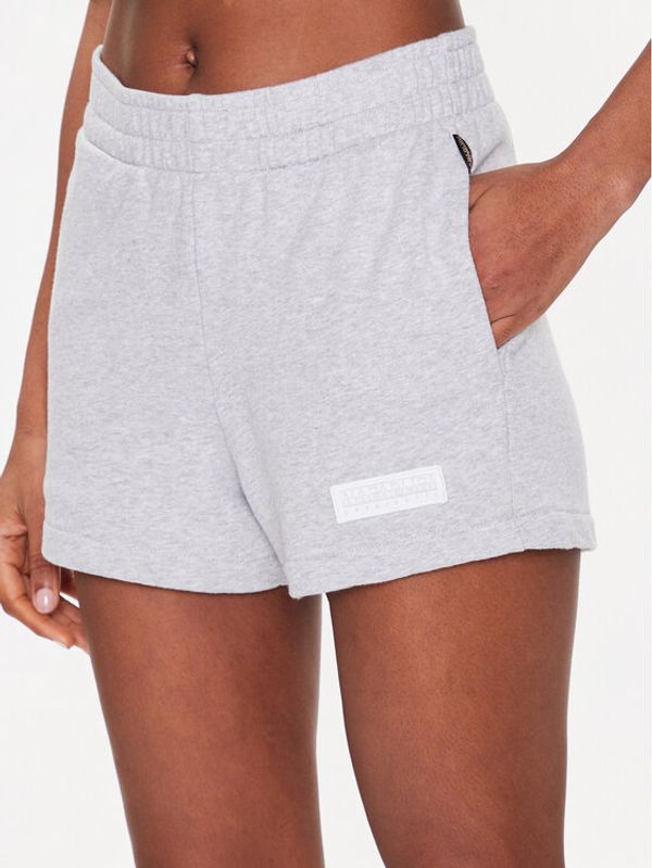 Napapijri Napapijri Sportske kratke hlače N-Morgex NP0A4GXI Siva Regular Fit