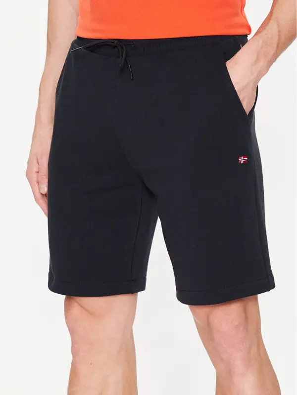 Napapijri Napapijri Sportske kratke hlače Nalis NP0A4H88 Crna Regular Fit