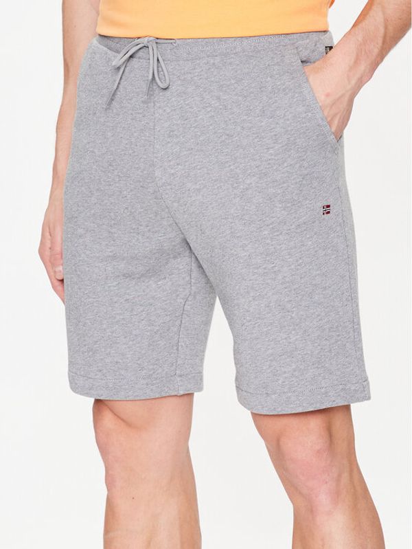 Napapijri Napapijri Sportske kratke hlače Nalis NP0A4H88 Siva Regular Fit
