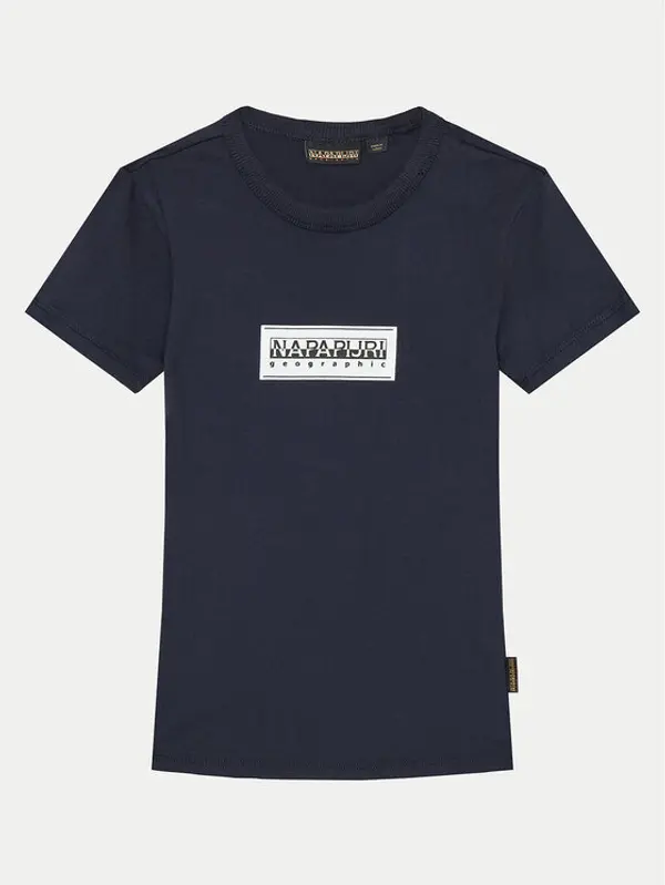 Napapijri Napapijri T-shirt Chamois NP0A4HYL S Tamnoplava Regular Fit