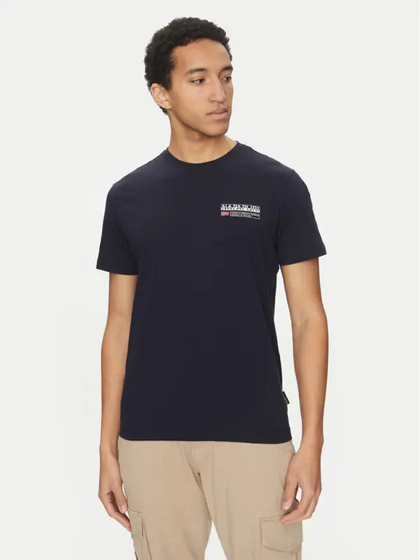 Napapijri Napapijri T-shirt Kasba NP0A4HQQ Tamnoplava Regular Fit