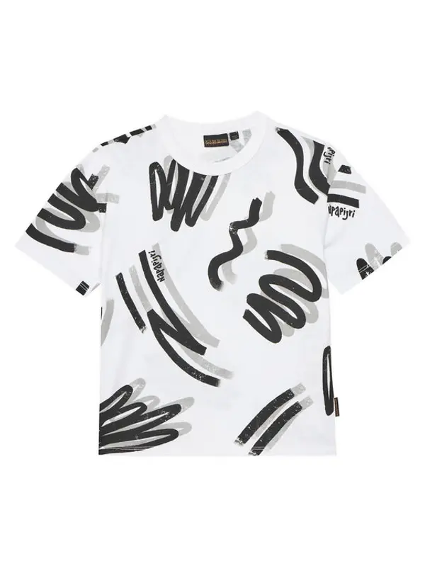 Napapijri Napapijri T-shirt NP0A4IGW D Bijela Regular Fit