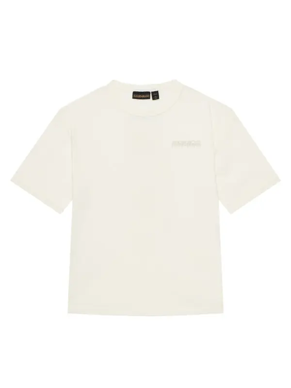 Napapijri Napapijri T-shirt S-Ahr NP0A88ZO D Écru Regular Fit