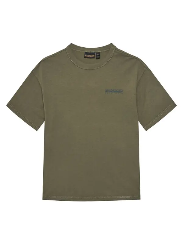 Napapijri Napapijri T-shirt S-Ahr NP0A88ZO D Zelena Regular Fit
