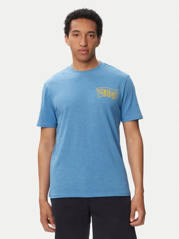 Napapijri Napapijri T-shirt S-Elior NP0A4HZY Plava Relaxed Fit