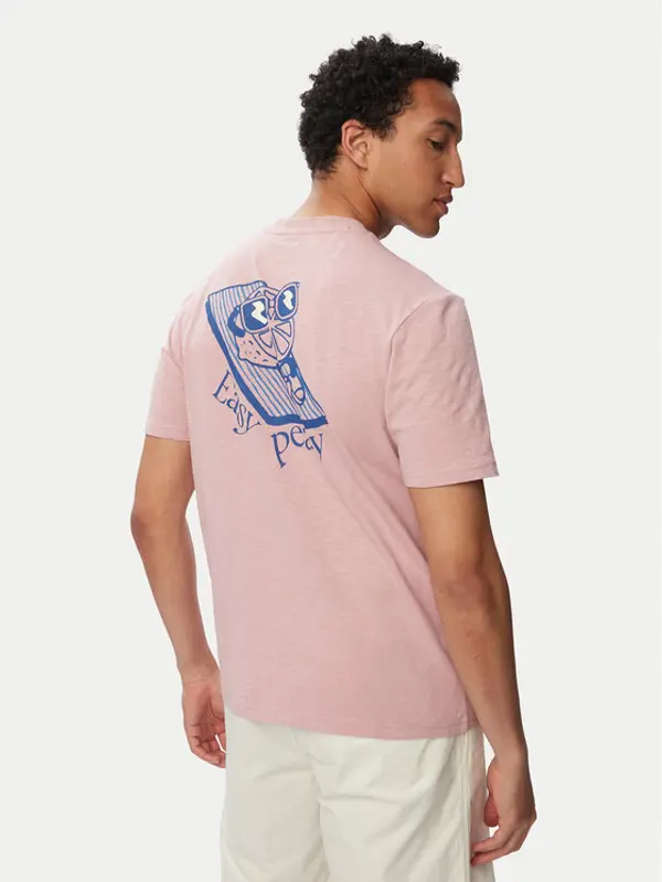 Napapijri Napapijri T-shirt S-Elior NP0A4HZY Svijetlo roza Relaxed Fit