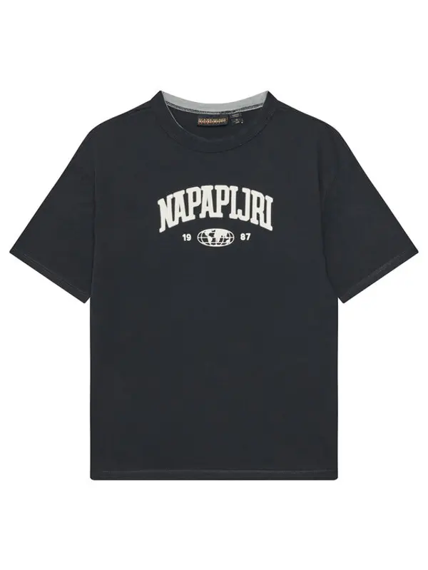 Napapijri Napapijri T-shirt S-Inot NP0A891F D Crna Regular Fit